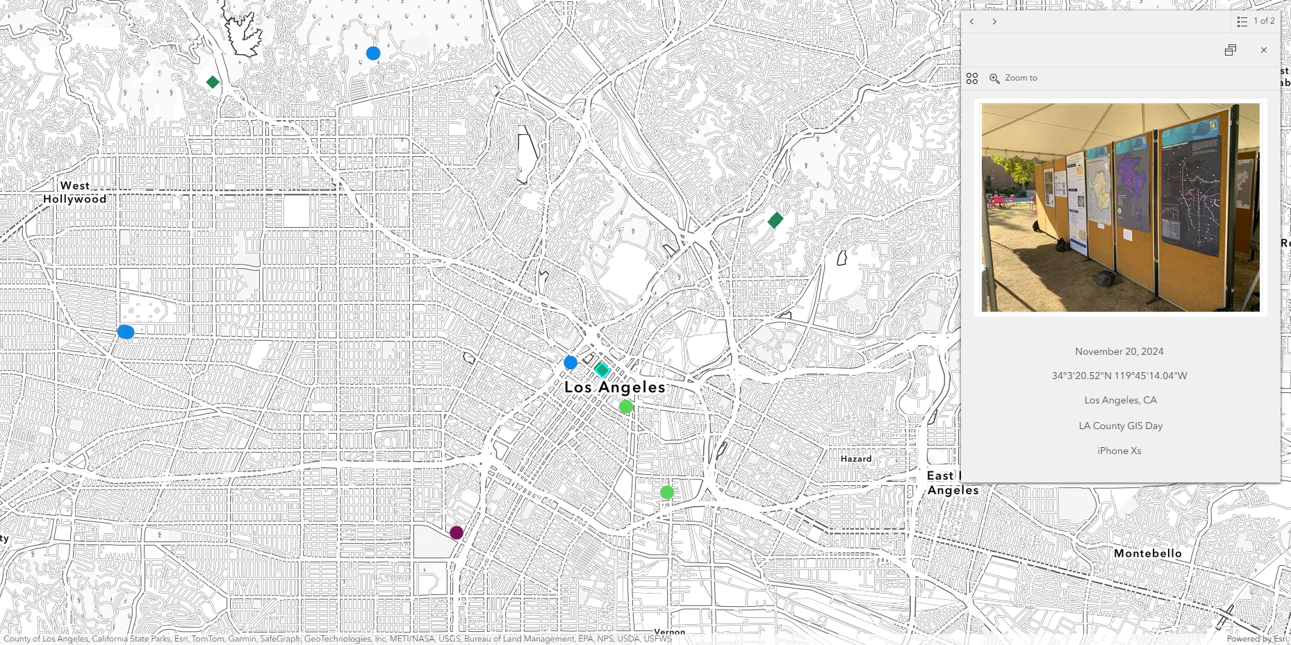 Screenshot of Travel Map